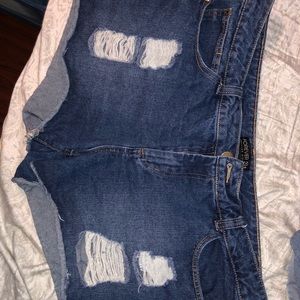 Perfect size 14 cut off jean shorts